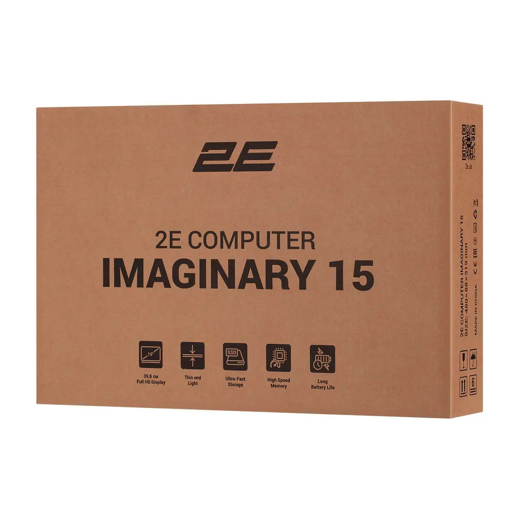 Ноутбук 2E Imaginary 15.6' FHD IPS AG, Intel i7-1255U, 16GB, F512GB, UMA, DOS, Черный (NL57AU-15UA25) - фото 8