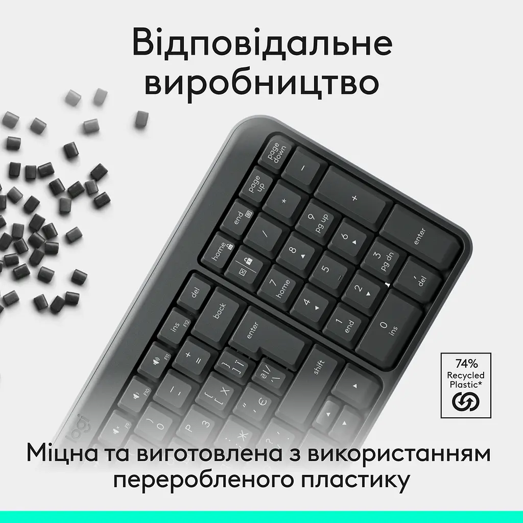Клавіатура K250 Wireless Graphite Logitech teh0022931 - фото 4
