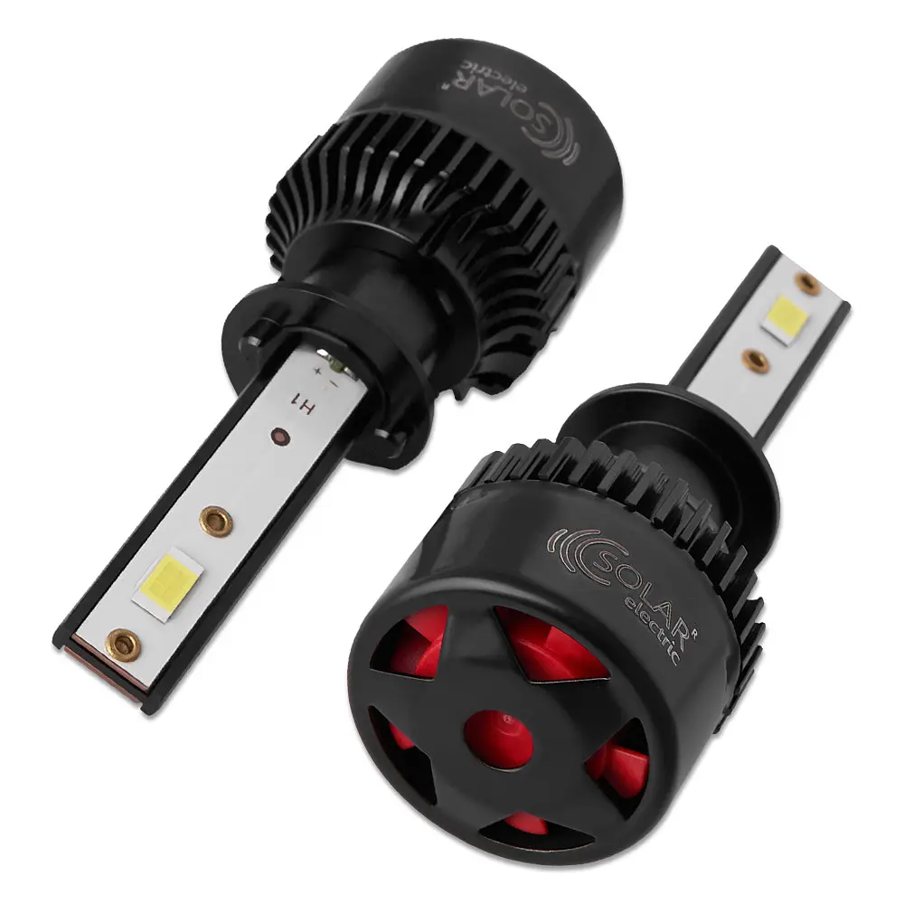 Автолампа Solar LED H1 12/24V 50W 5000 Lm 6500K CSP3570 2 шт. (8501S2) - фото 3