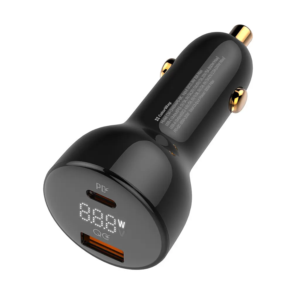 Зарядний пристрій ColorWay Power Delivery PPS USB (USB-A + USB-C) (100 Вт) чорний (CW-CHA044PD-BK) - фото 7