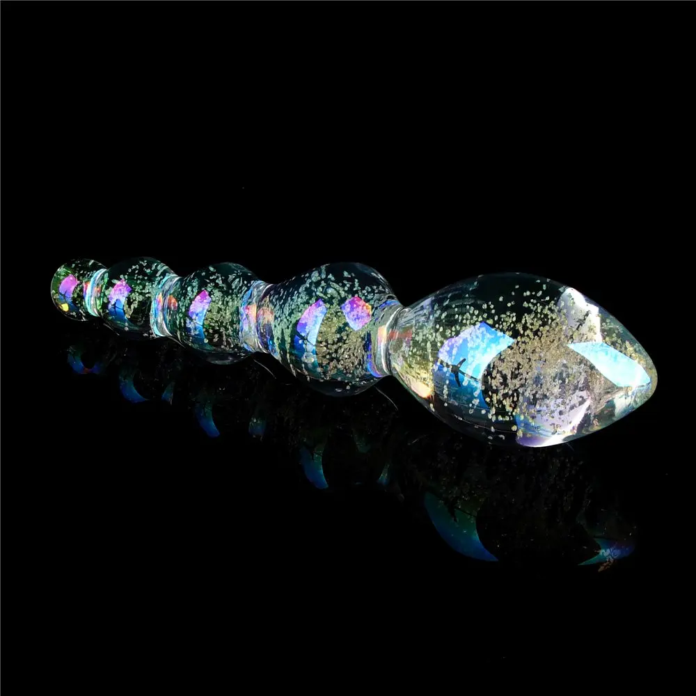 Скляний фалоімітатор DILDO GLOW-IN-THE-DARK TWILIGHT GLEAM GLASS LOVETOYS 66-LV610002 100434 - фото 6