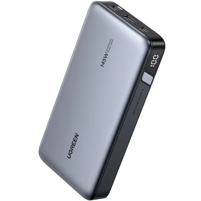 УМБ Ugreen 25000mAh 145W PB205 2xUSB C+USB A, PD3.0+QC3.0, наскрізне живлення 65Вт - фото 2