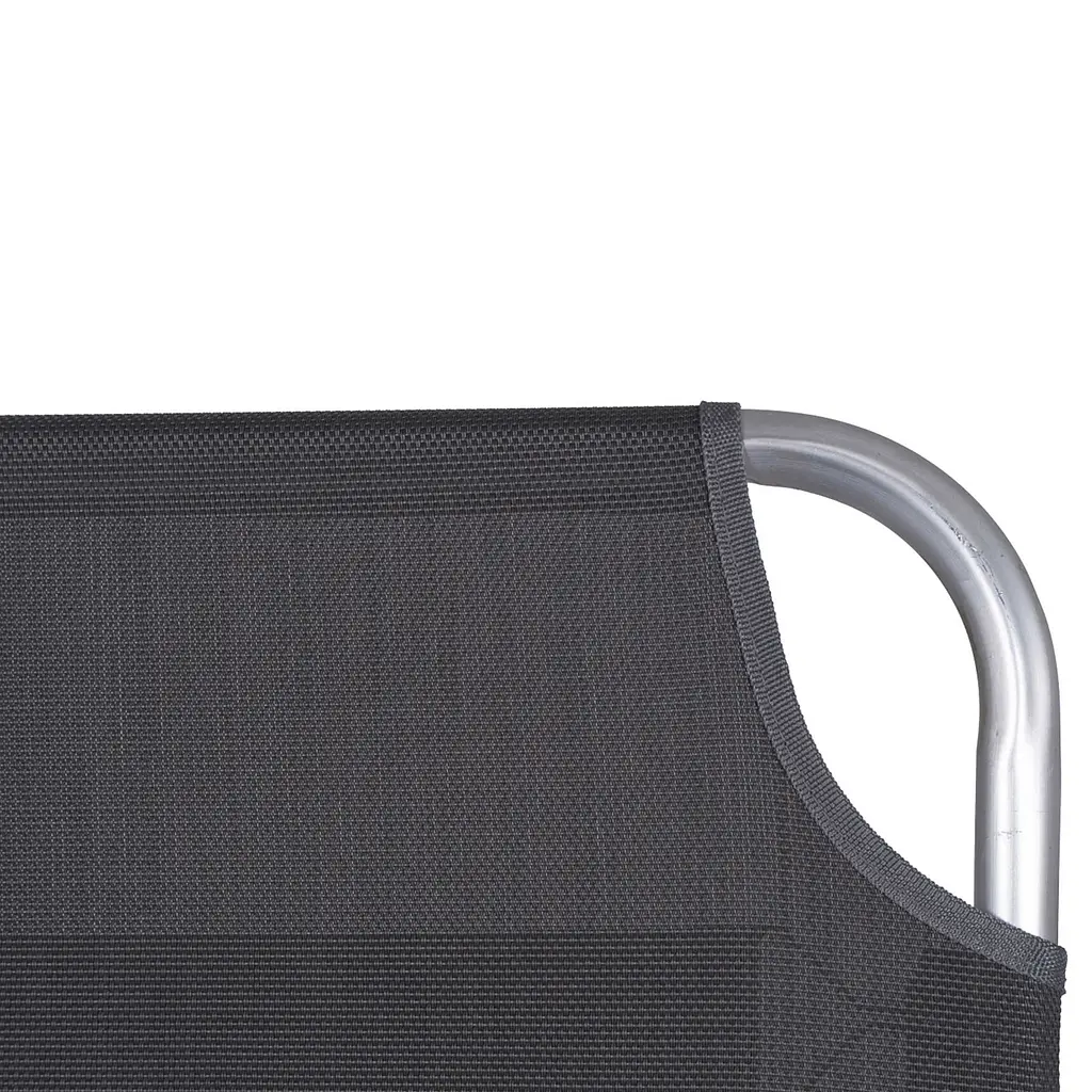 Ліжко розкладне Bo-Camp Sun Lounger 3 Positions Anthracite (1304480) - фото 8
