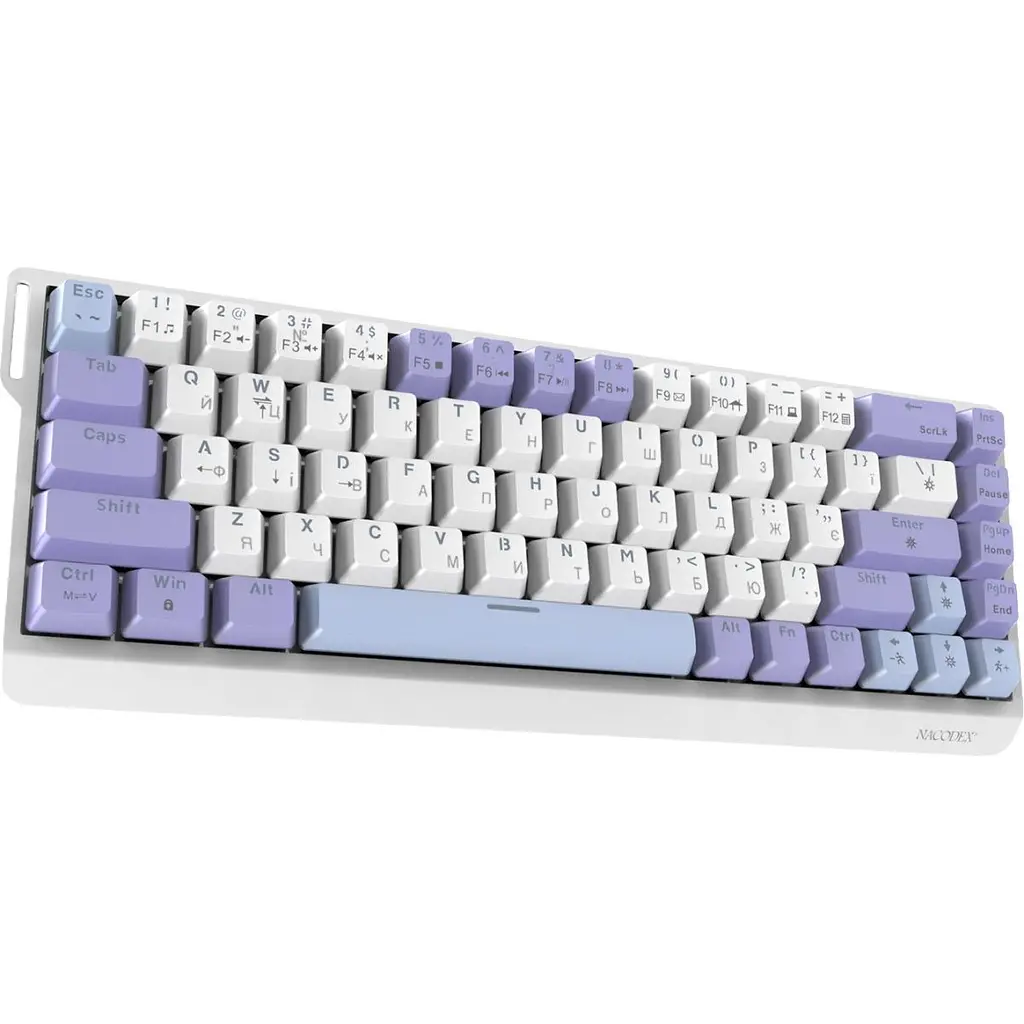 Клавіатура Ajazz x NacodeX NK68 V2 Red Switch Purple/White/Blue (NK68-V2-R-PWB) [175700] - фото 3