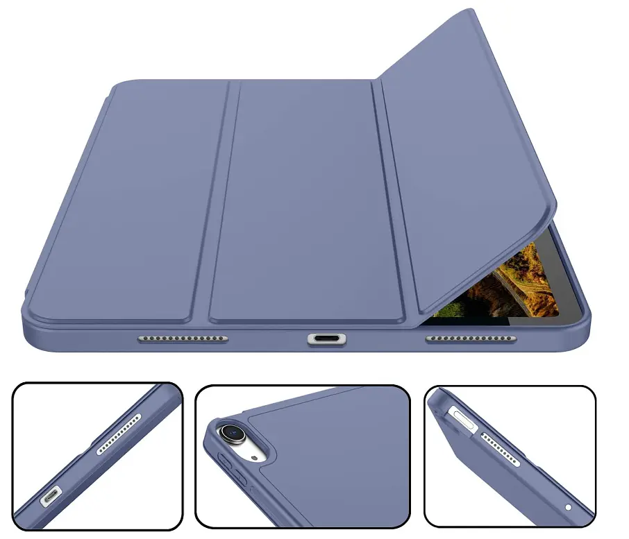 Чохол-книжка CDK для Apple iPad Air 11" M2 2024 Еко-шкіра силікон Smart Case cлот стилус (015026) lavender - фото 3