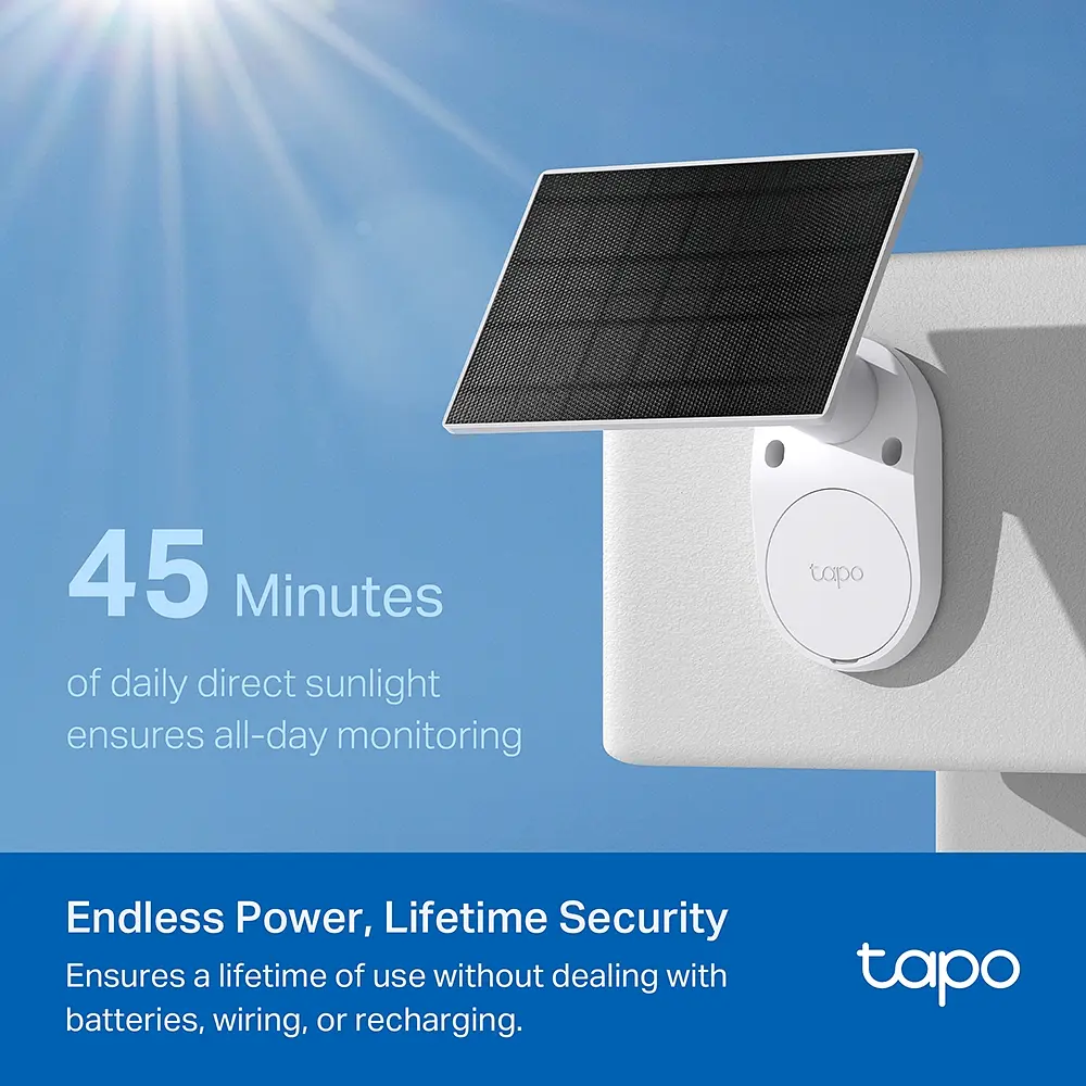 Комплект розумної бездротової камери TP-Link TAPO C410 KIT 2K QHD та сонячної панелі - фото 6