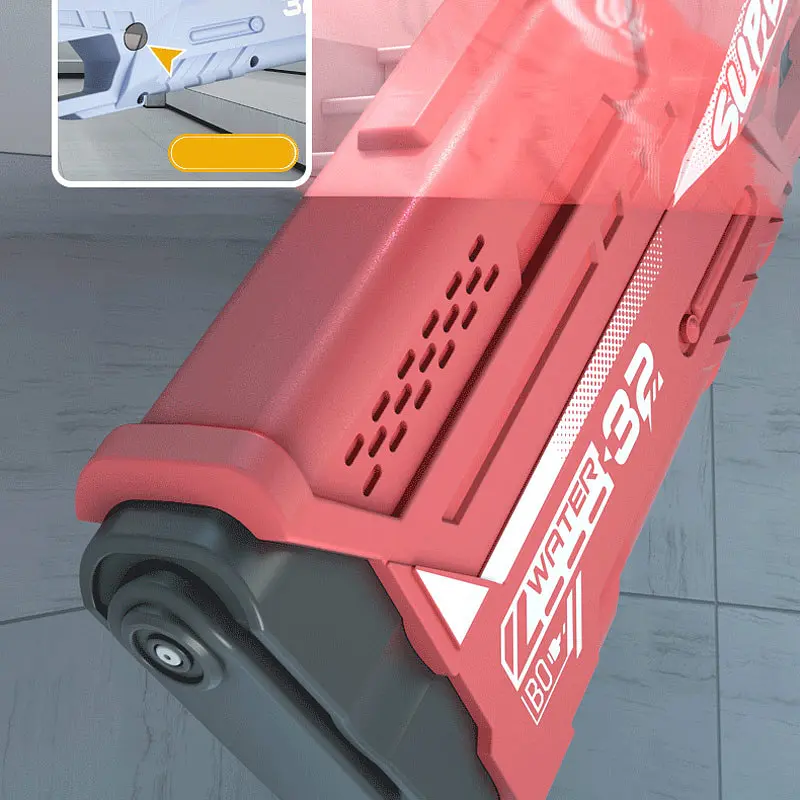 Водяний акумуляторний автомат Space Model Water Gun 9002A (750ml) with lithium battery Red - фото 3