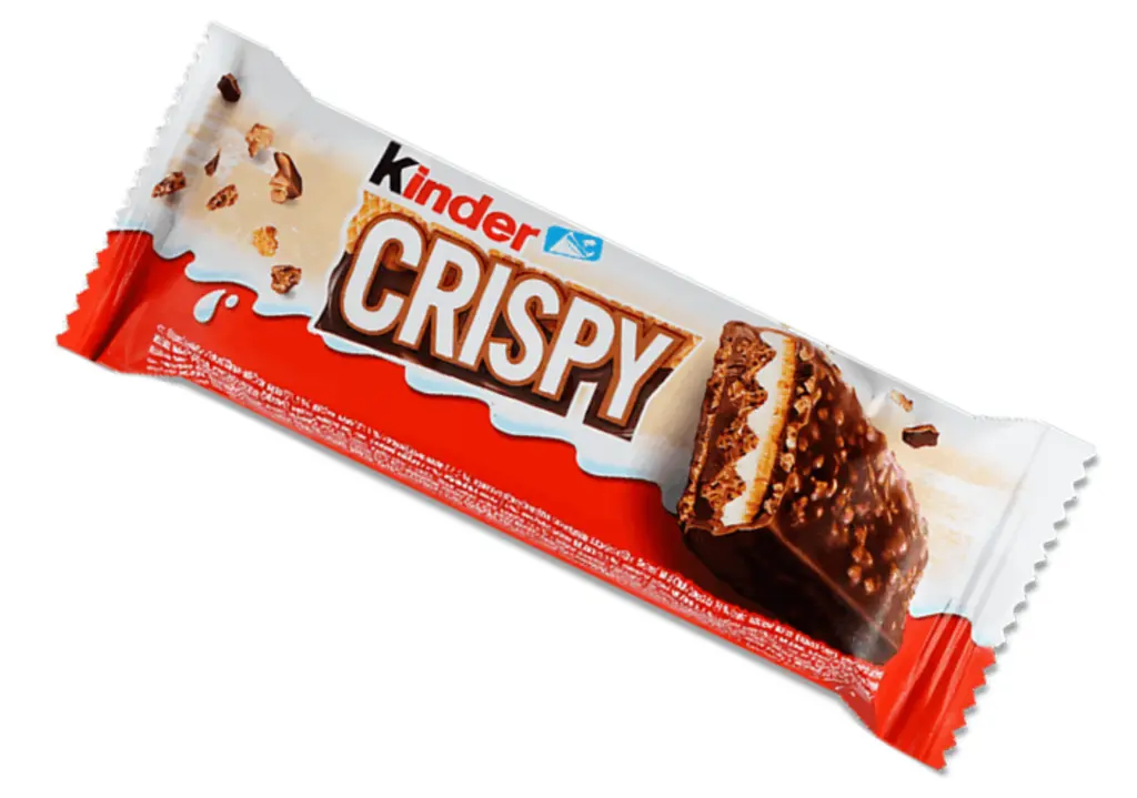 Вафельний батончик Kinder Crispy з шоколадно-горіховою начинкою 34 г - фото 4