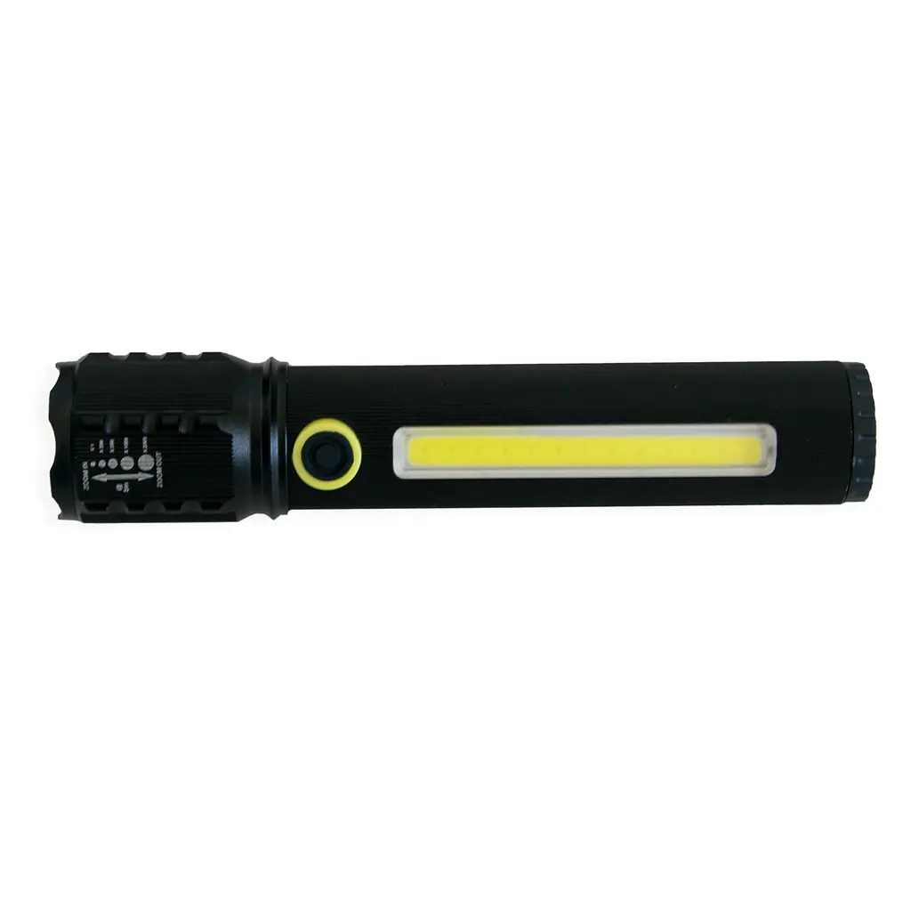 Фонарь ручной BL-C72-P50, светодиодный, аккумуляторный, с USB зарядкой, металлический корпус - фото 3
