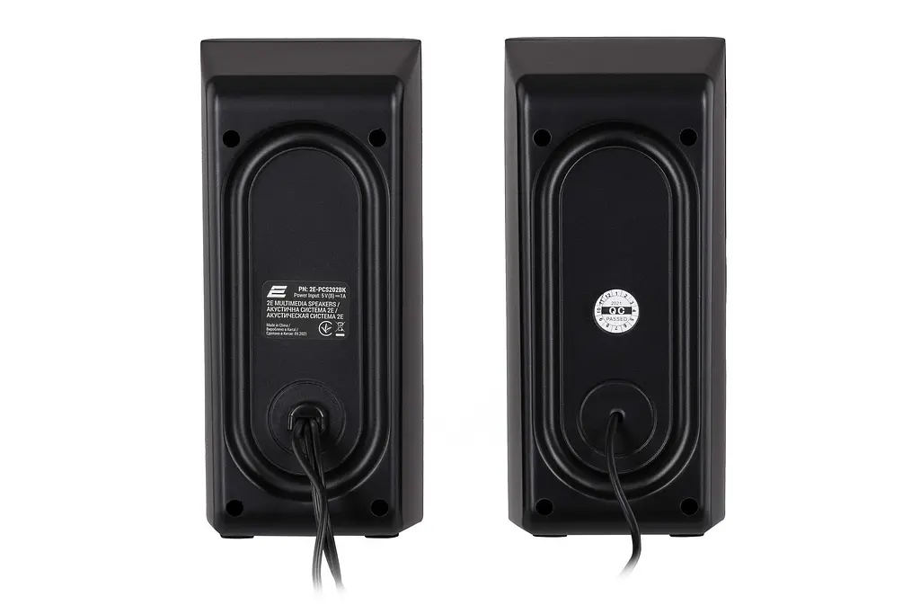 Акустична система 2E PCS202, 2.0, USB, Black - фото 7
