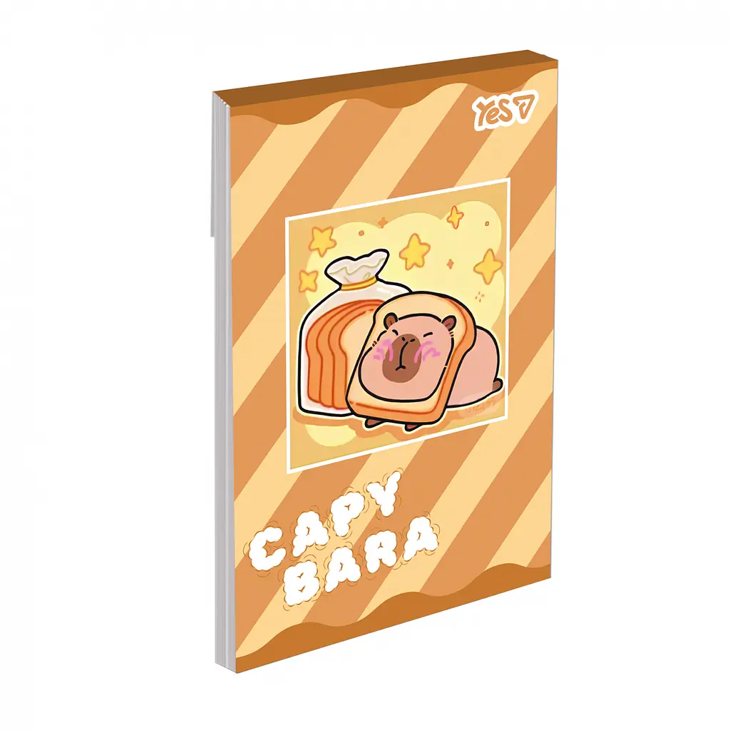Блокнот Yes Capy Bakery А7 48 аркушів клітинка 1 шт. в асортименті (152579) - фото 8