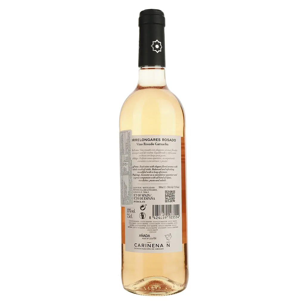 Вино Covinca Torrelongares Tempranillo Garnacha розовое сухое 0.75 л - фото 2