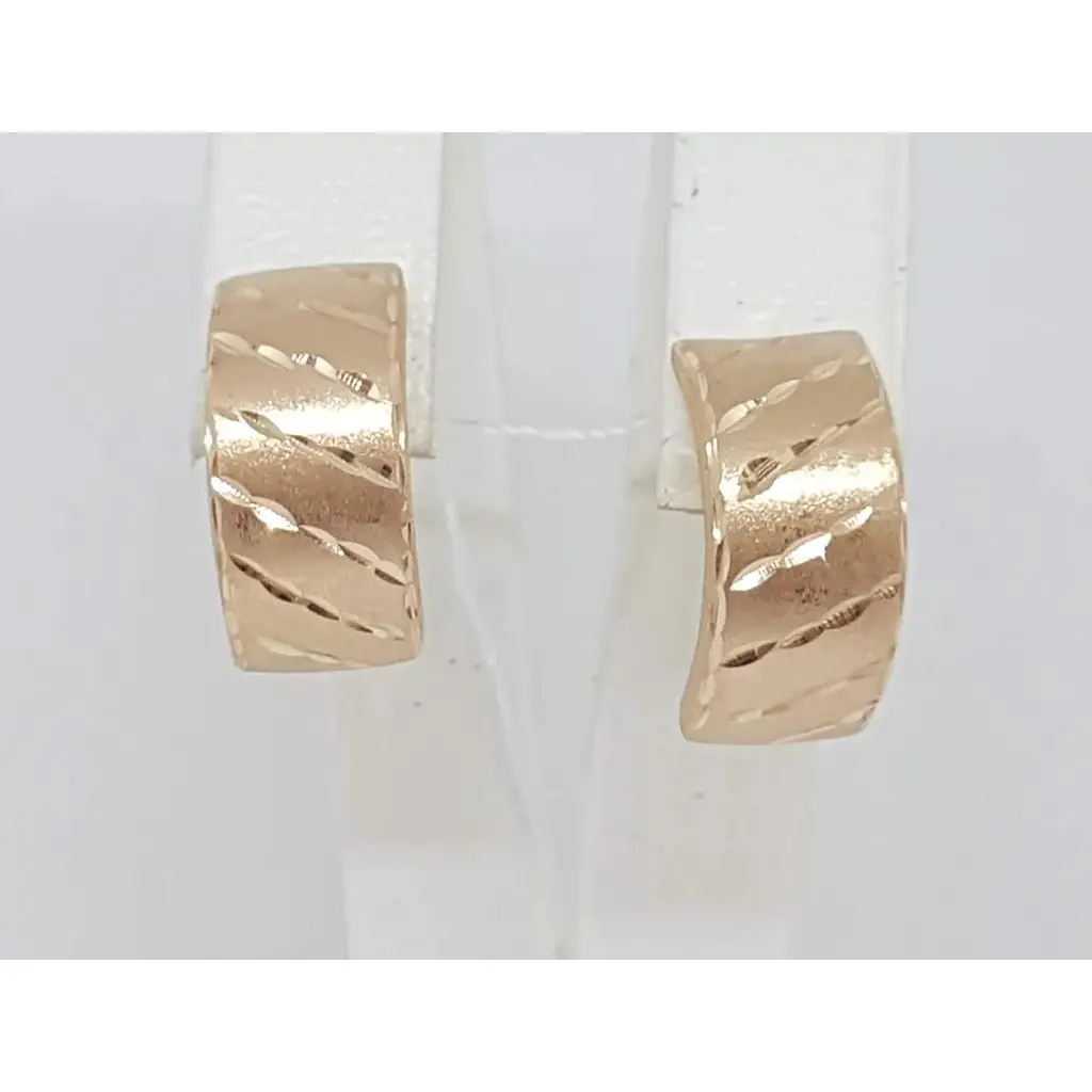 Золотые серьги Семейные драгоценности с алмазной гранью. 130706М-1 - фото 4