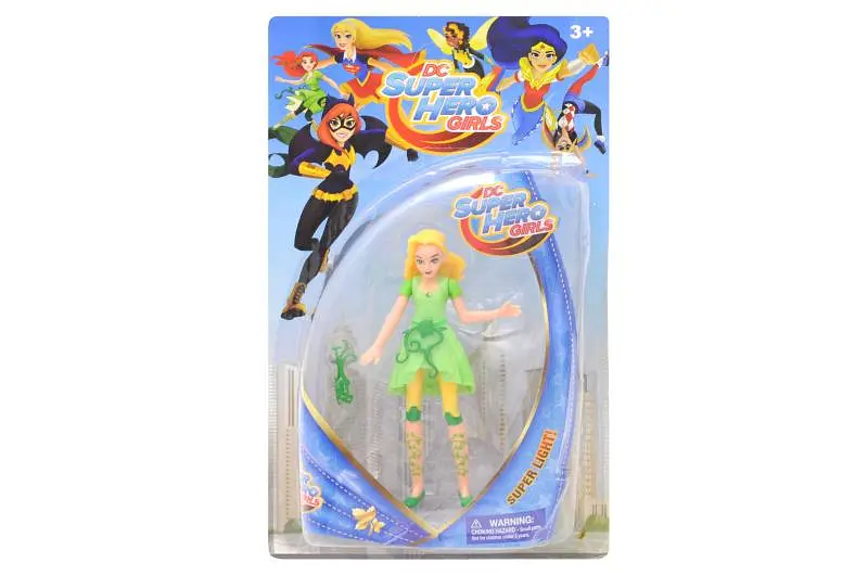 Ігрова фігурка супергерой зі світлом DC Super Hero Girls 64200, 6 видів, на блістері р.30х18х5,5см