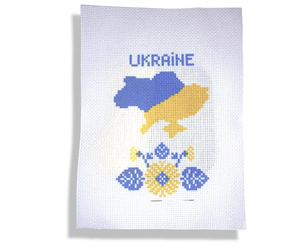 Набір для вишивання хрестиком тематичний Україна 15х20, А5, А-916