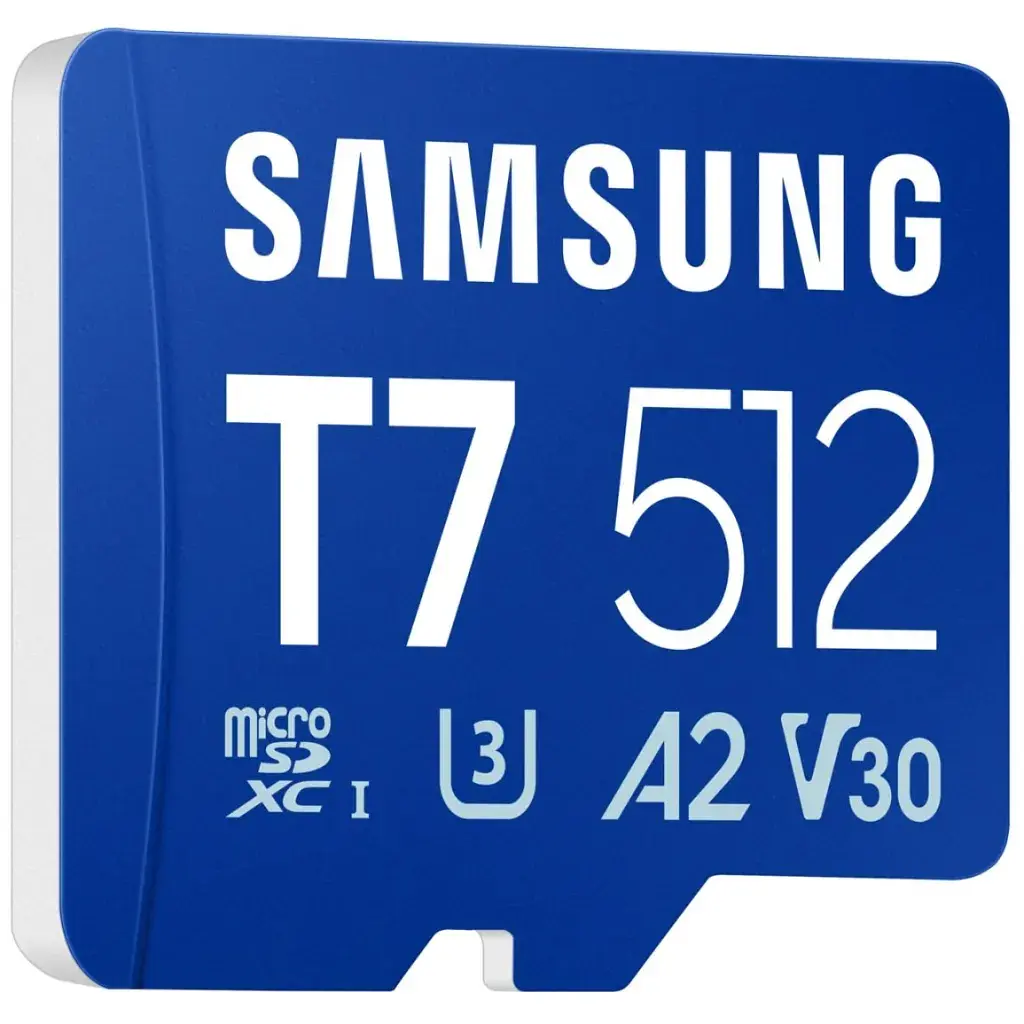 Карта пам'яті Samsung 512GB microSDXC class 10 UHS-I U3 V30 A2 T7 (MB-MB512T/WW) - фото 2