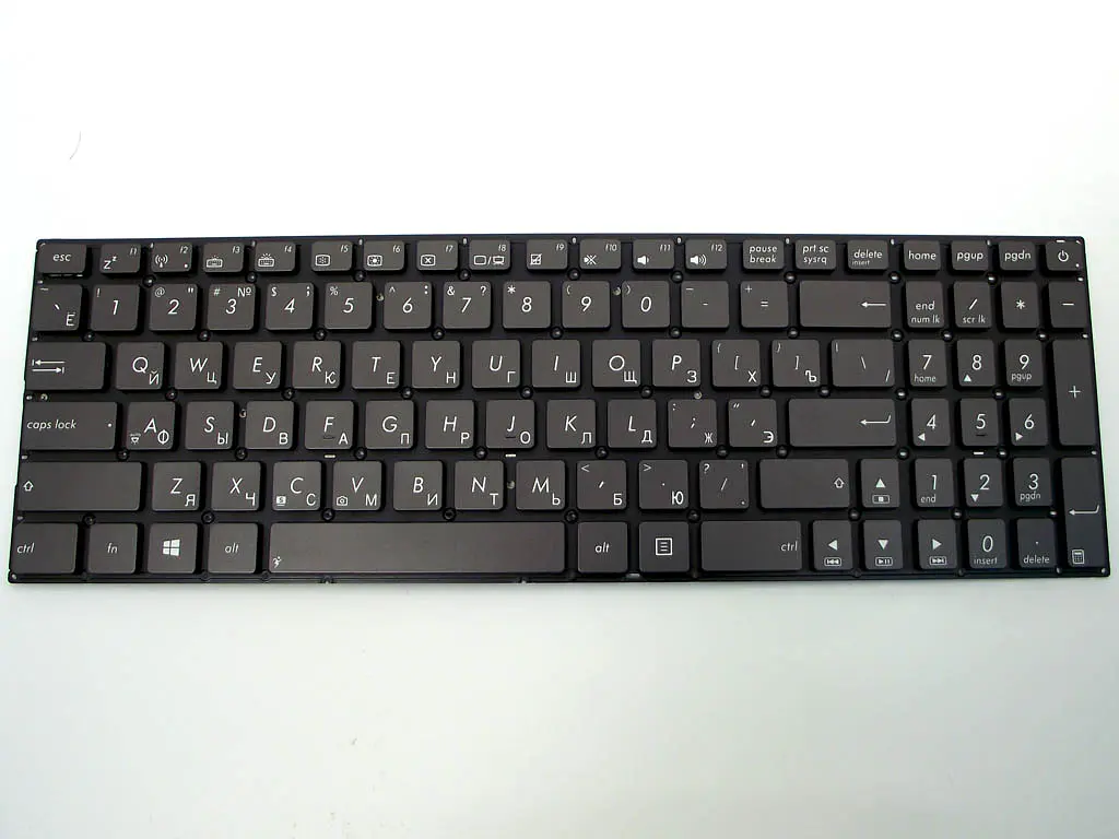 Клавіатура для ASUS UX52, UX52A, UX52V, UX52VS (RU Brown без рамки). Оригінал. - фото 3