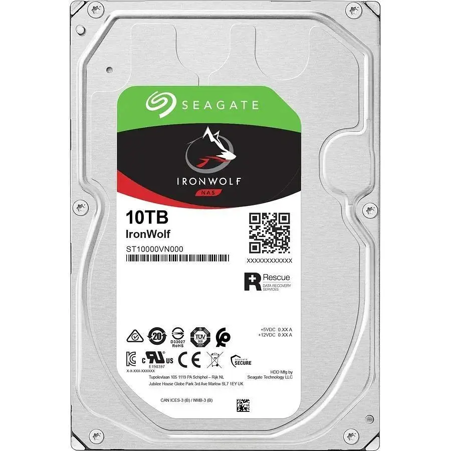 Жесткий диск 3.5` Seagate IronWolf 10TB SATA 256MB (ST10000VN000) [141007] - фото 4