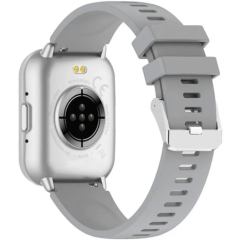 Смарт-годинник WiWU SW09 Smart sports watch (call version) Silver - фото 3