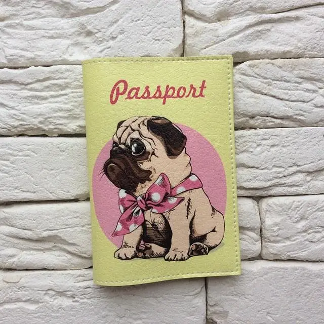 Обкладинка для паспорта Мопс - фото 2