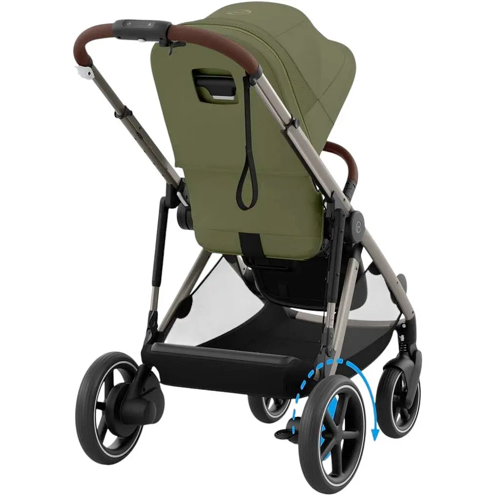 Коляска Cybex eGazelle S TPE Moss Green khaki (525000169) - фото 2