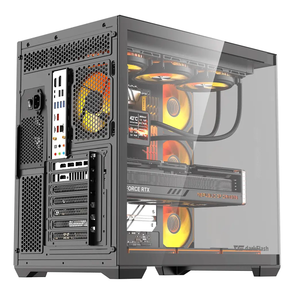 Корпус для ПК DARKFLASH C280 BLACK - фото 8