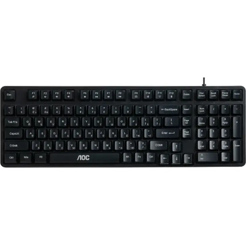 Клавіатура AOC GK116B LED USB UA Black (GK116B/97) - фото 3