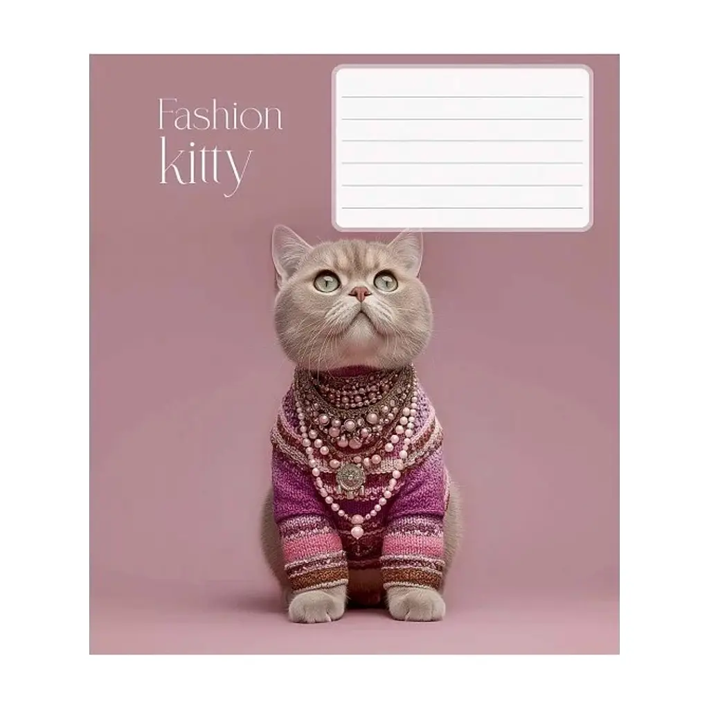 Зошит Школярик Star Fashion pets 12 аркушів клітинка (012-3687K), в асортименті - фото 3