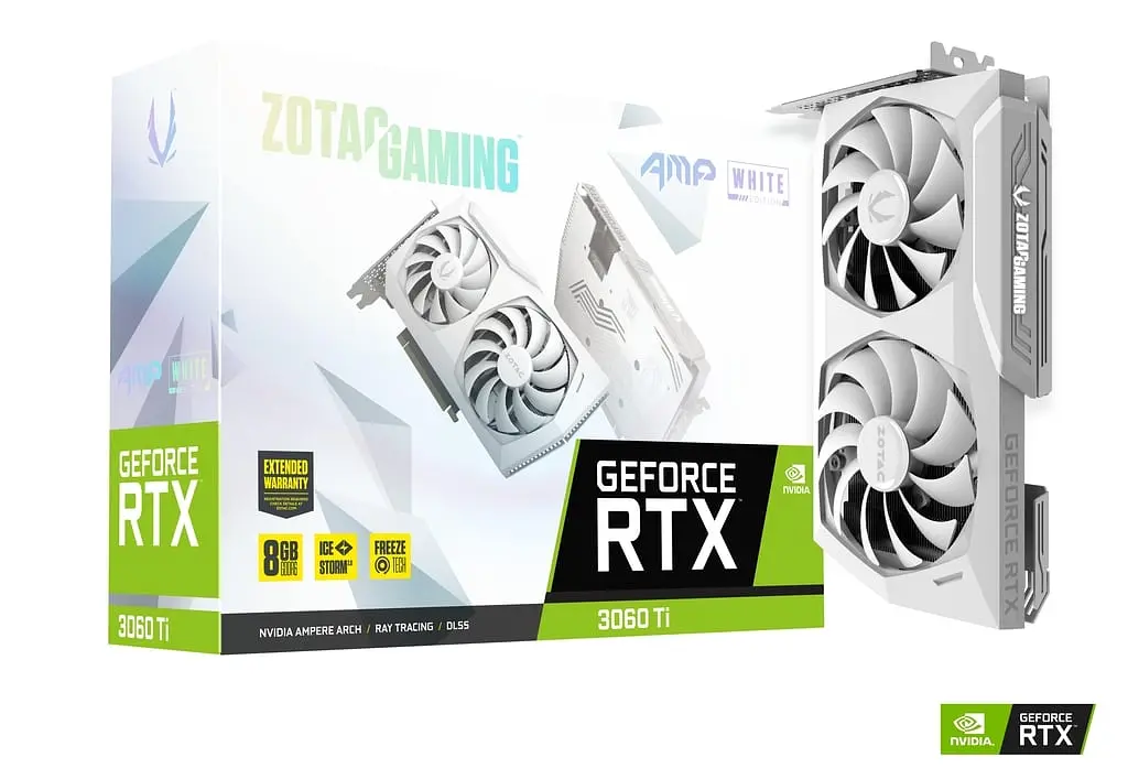 Відеокарта Zotac GAMING GeForce RTX 3060 Ti Twin Edge White Edition (ZT-A30620J-10P) - фото 4