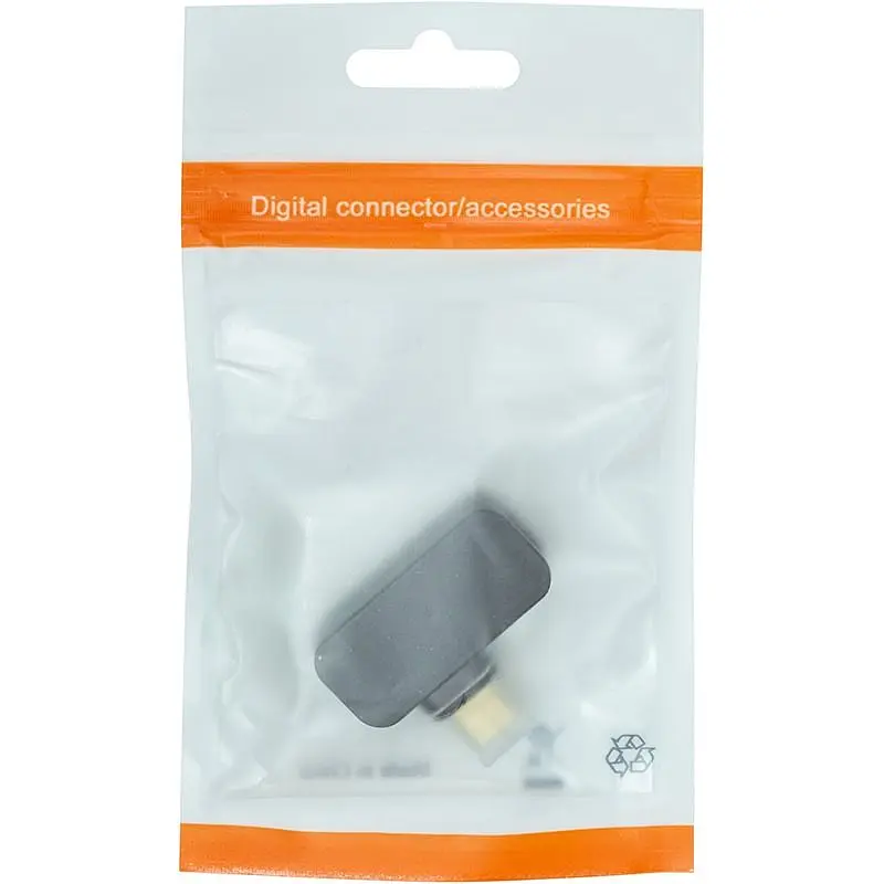 Адаптер PowerPlant USB Type-C - mini DisplayPort (M/F) Black (CA914272) - фото 2