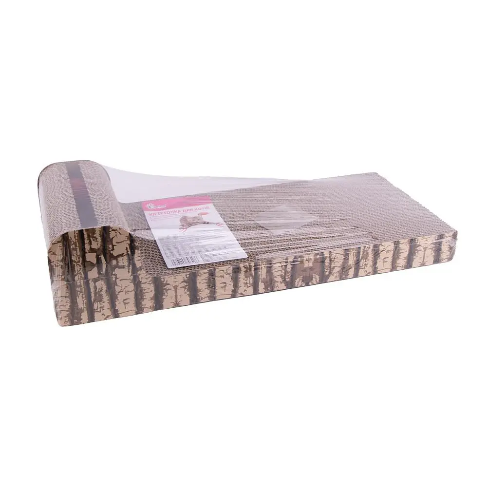 Когтеточка Eastland Лежак с кошачьей мятой для кошек 52x21x12 cм бумага - фото 6