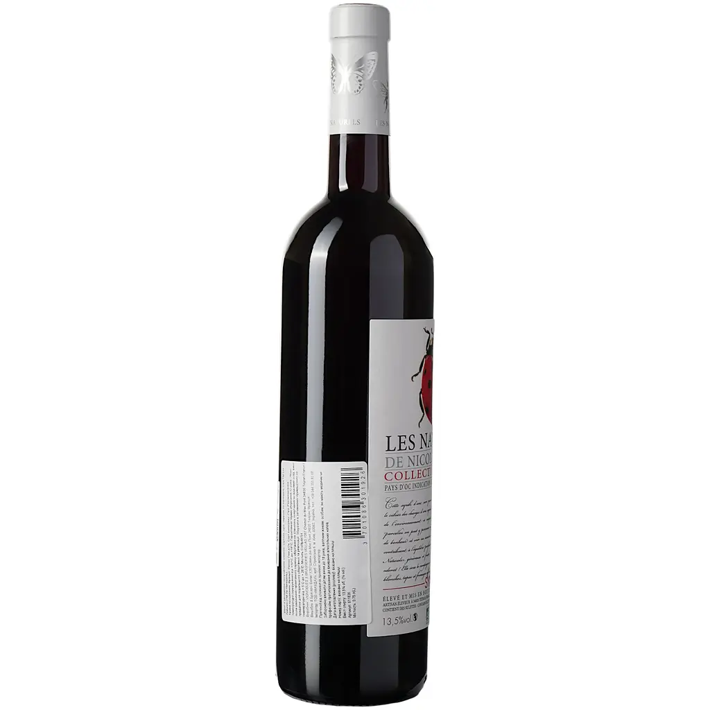 Вино Les Naturels De Nicolas Vellas Syrah Rouge Bio IGP Pays D'Oc, червоне, сухе, 0,75 л - фото 3