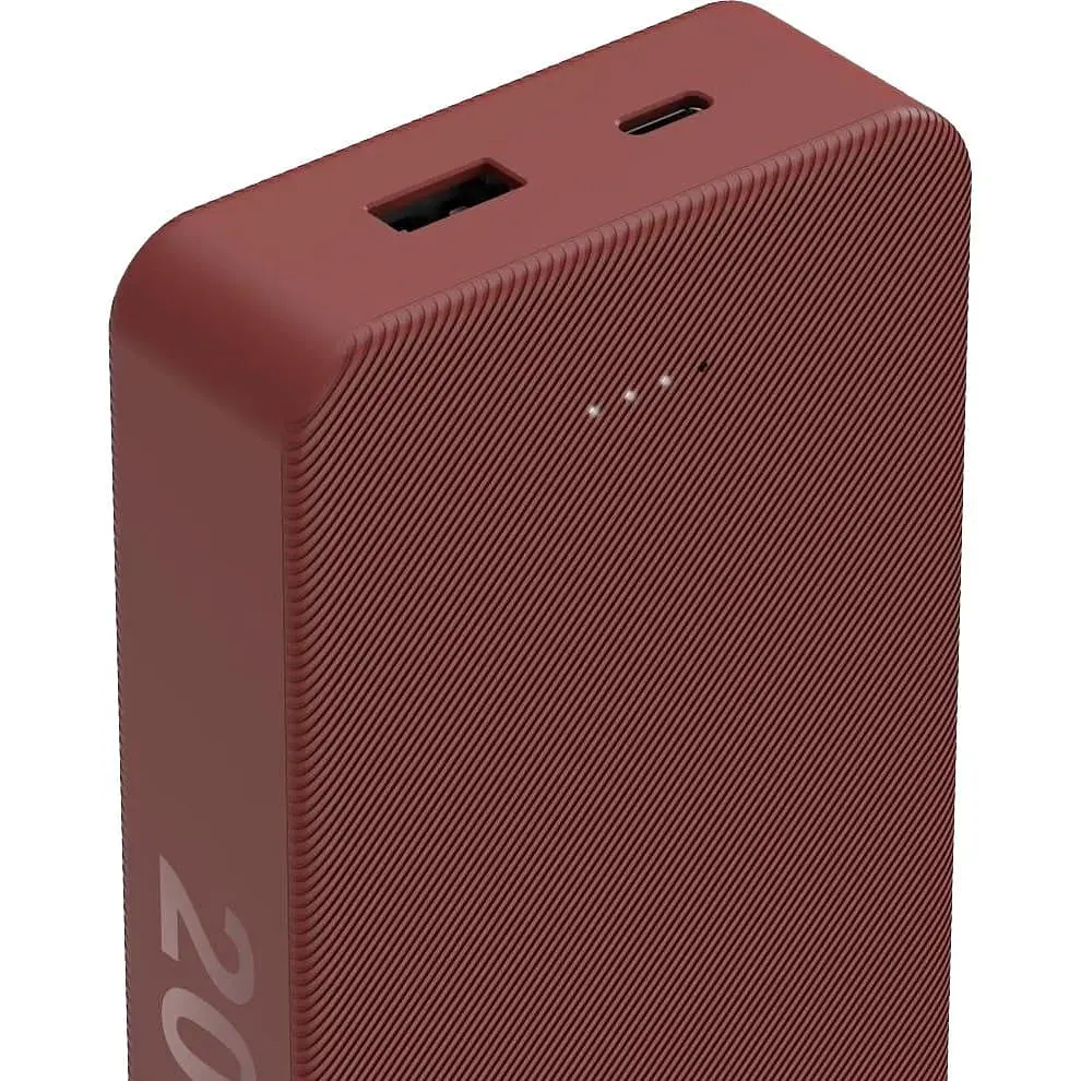 Павербанк Hama Red 20 000 mAh / 15 Вт (00201717) - фото 4