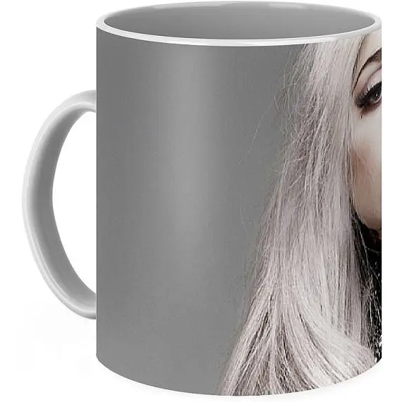 Кухоль GeekLand Lady Gaga Леді Гага рукавички з кільцями LG 02.02 330 мл білий - фото 2
