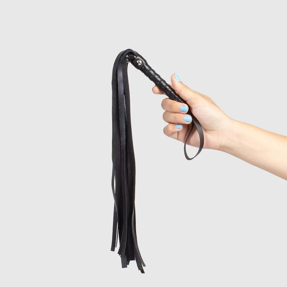Батіг - Secret Play BDSM Playing Kinky Black Bondage Whip - фото 3