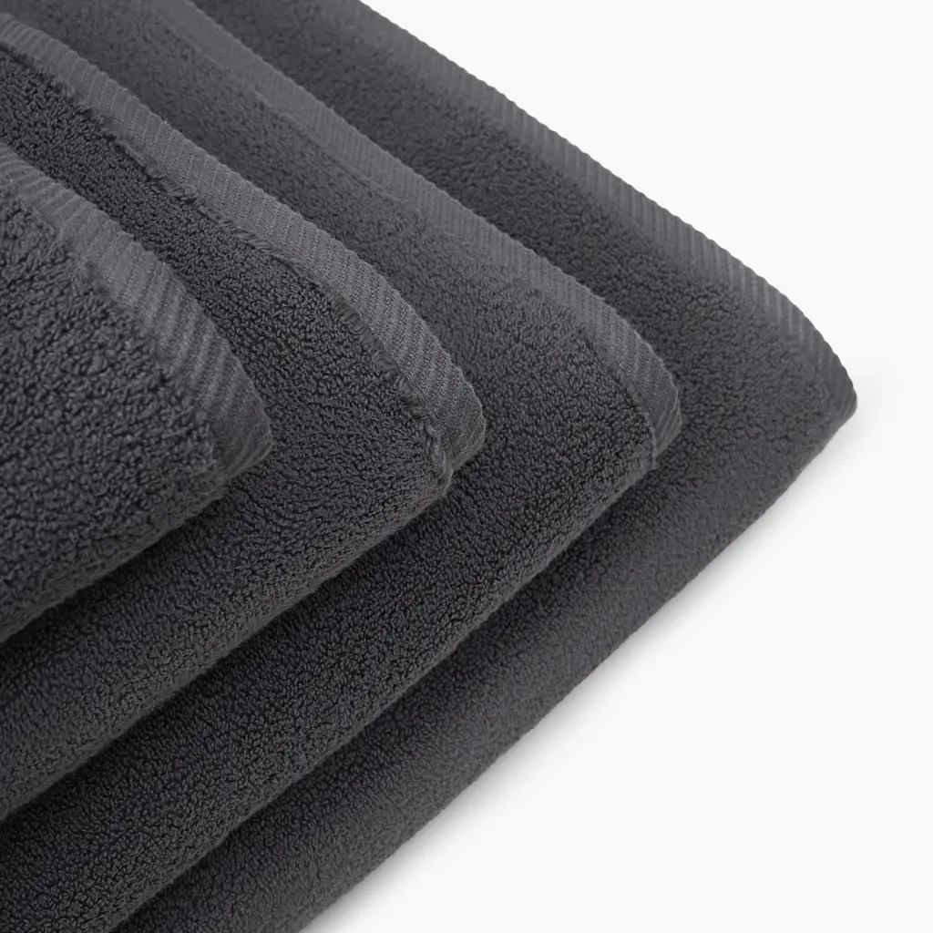 Рушник MBM HOME Теплі дюни 30x50 см темно-сірий (BT-19 S DARK GRAY) - фото 3