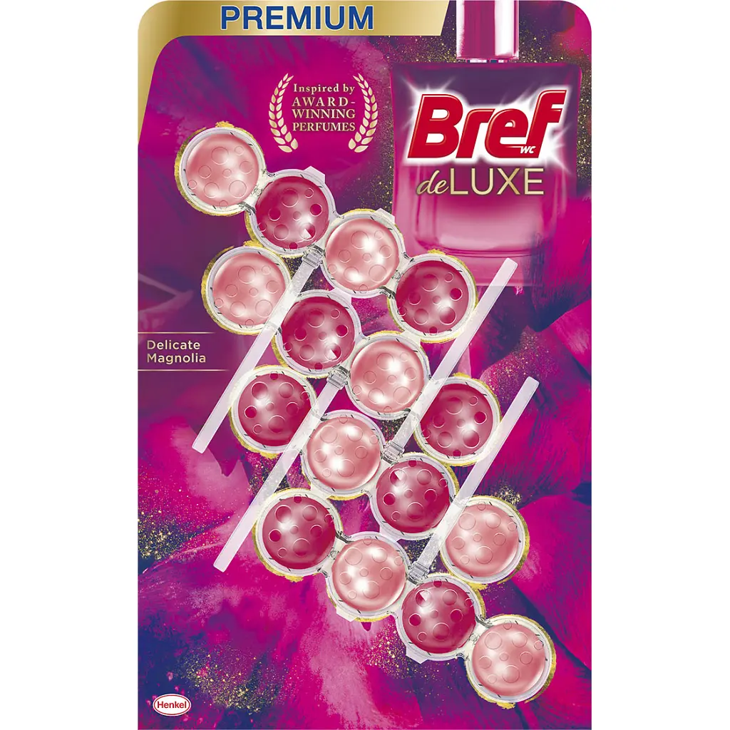Туалетний блок Bref De Luxe Ніжна магнолія 4 х 50 г (9000101819038)