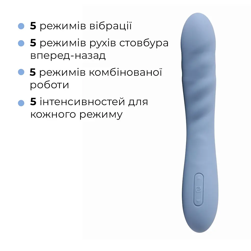 Смарт-вібратор з пульсацією Svakom Ava Neo Cornflower Blue, 15 режимів роботи, водонепроникний - фото 4