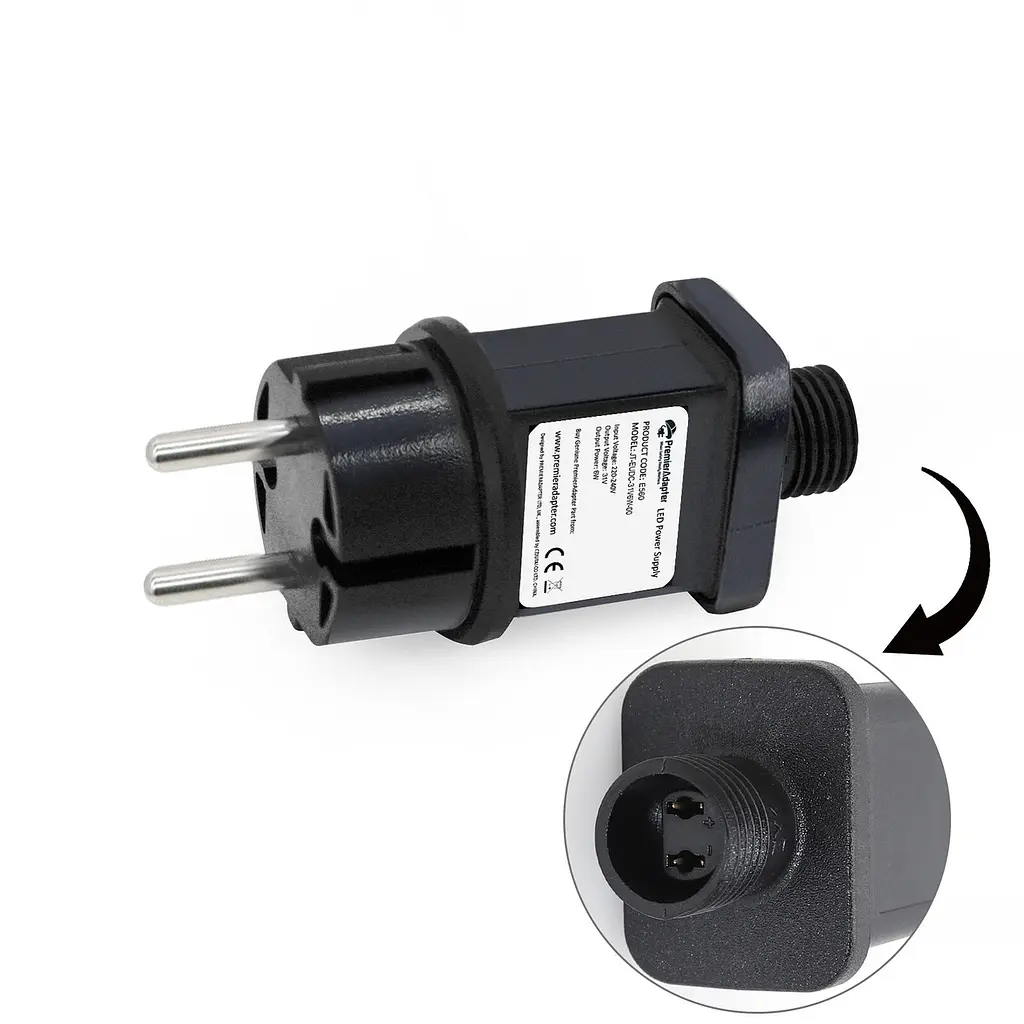 Блок питания для рождественского света EU Plug Ku CZJUTAI JT-DC31V6W-E3 31V 6W - фото 4
