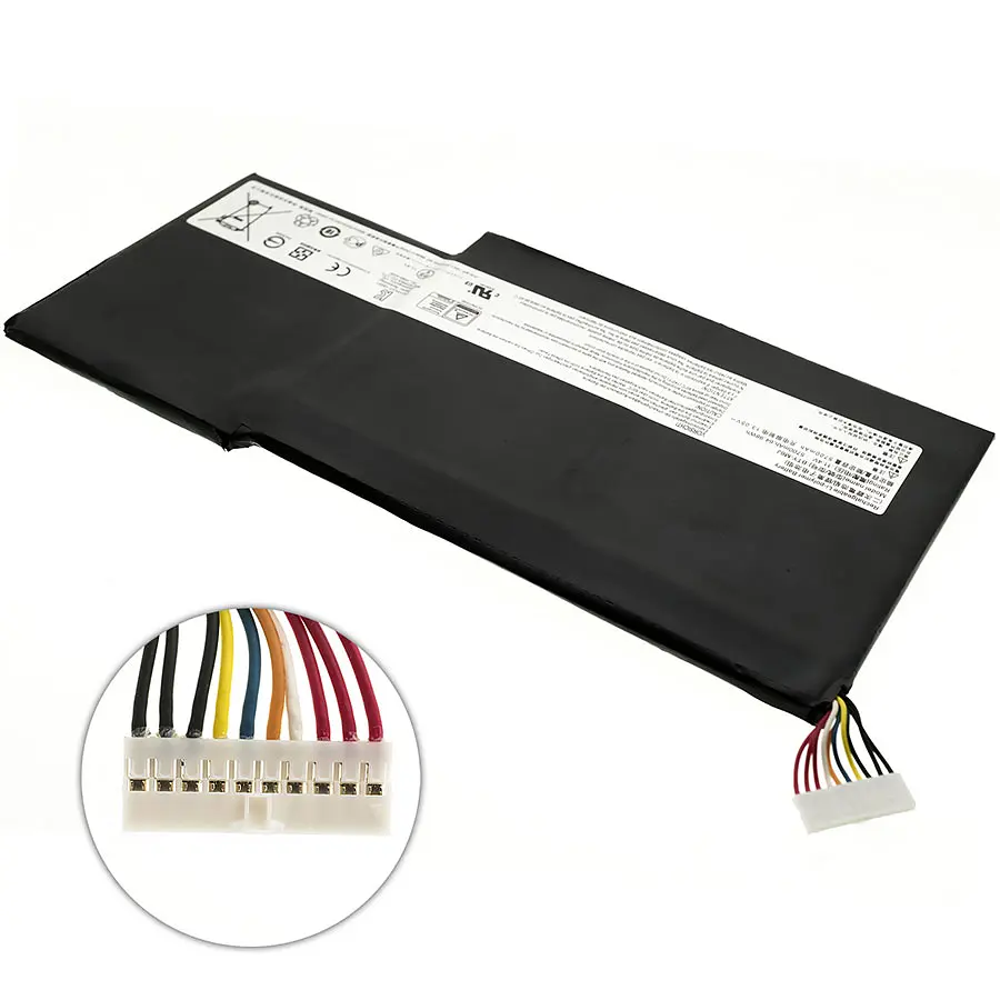 Акумулятор для ноутбука MSI BTY-M6J (Stealth Pro GS43VT, GS63VR, GS73VR) 11.4V 5700 mAh 64.98Wh Black - фото 2