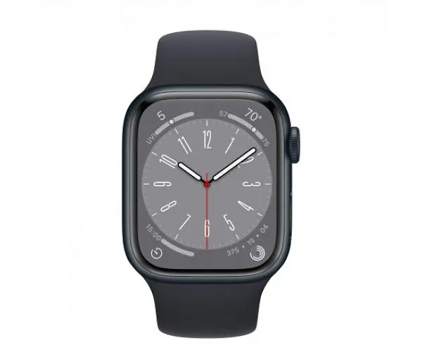 Смарт-годинник Apple Watch Series 8 GPS+LTE Midnight Aluminum Case з Midnight Sport Band 41 мм Size M/L (MNUW3) (60296-ska) - фото 2