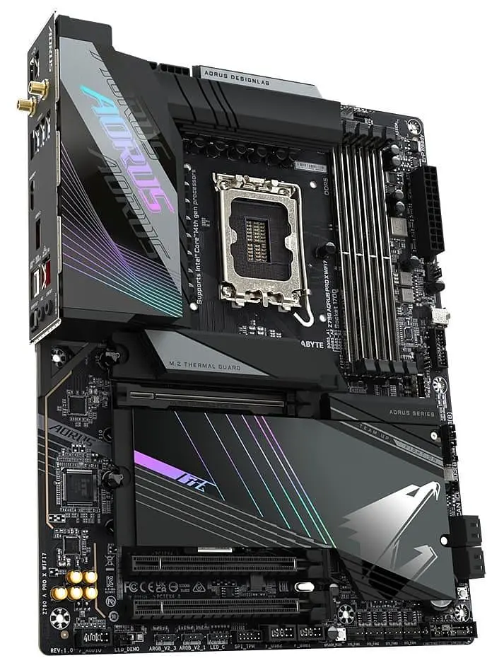 Материнська плата Gigabyte Z790 AORUS PRO X WIFI7 (Z790 AORUS PRO X WIFI7) (Socket 1700, Intel Z790, ATX) Б/в - фото 3