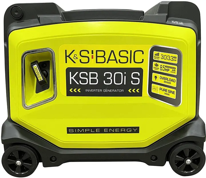Генератор бензиновий інверторний Konner&Sohnen KSB 30i S, 230В, 3.3кВт, ручний стартер, 40кг