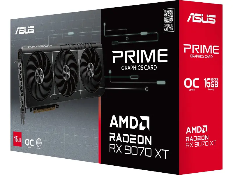Видеокарта Asus PRIME-RX9070XT-O16G - фото 8