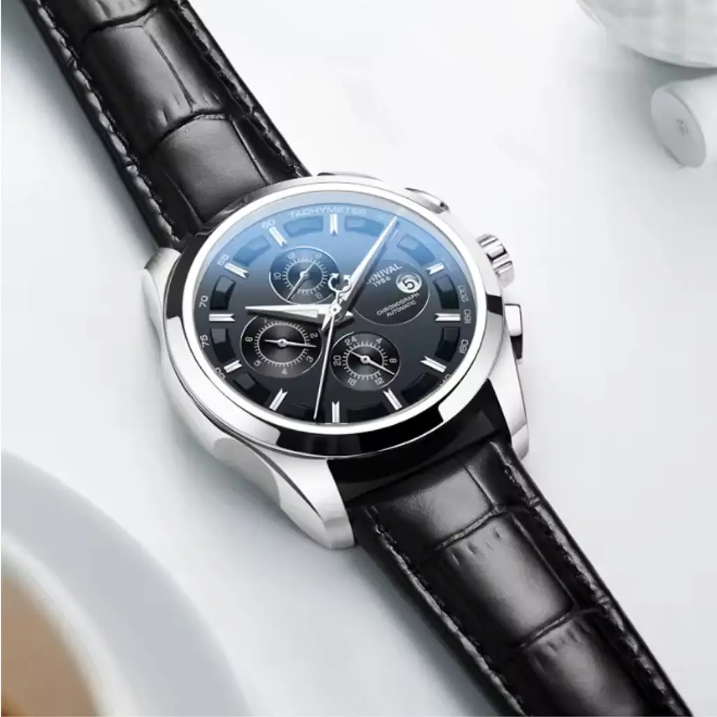 Наручний годинник чоловічий Carnival Genius Magnetic Grey 2 ремінці Сріблястий (3591) - фото 4