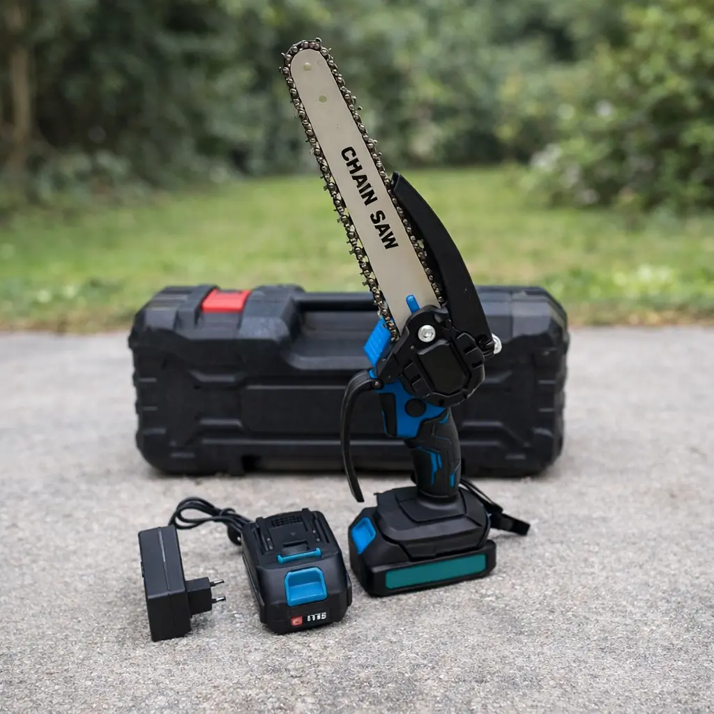 Акумуляторна ланцюгова пилка з індикатором масла Chain Saw 8" 36V 4Ah 2 АКБ - фото 2