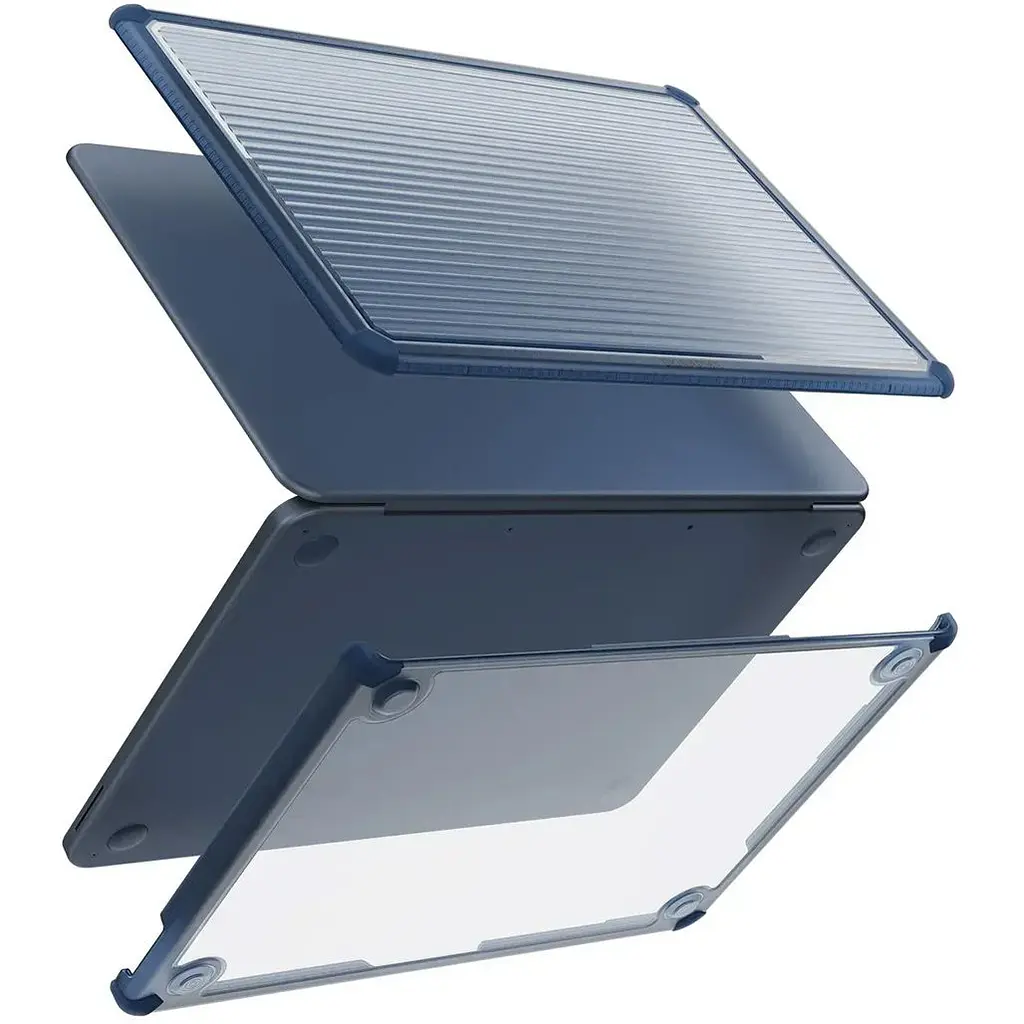 Пластикова накладка (верх і низ) Skinarma Vibron для Apple MacBook Neo 13" A3404 2026 темно-синя (SK-MBNEO13-VIBIDG) [175143] - фото 2