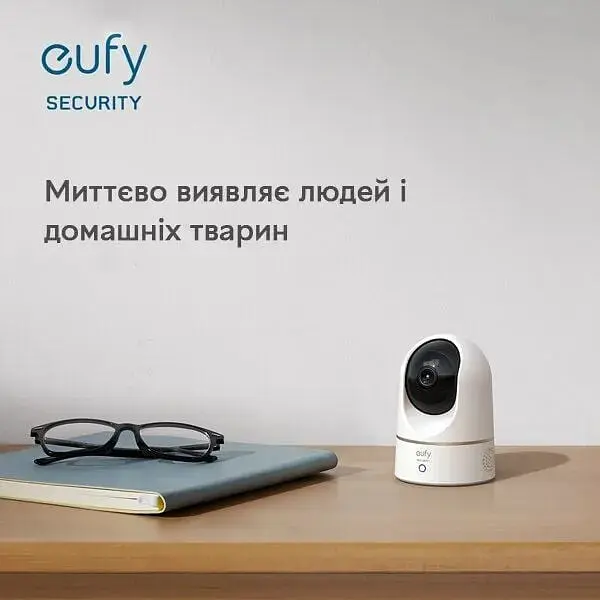 Внутренняя IP-камера Eufy Security Solo 2K P24 Protect Pan & Tilt Apple HomeKit (T8410X) - фото 2