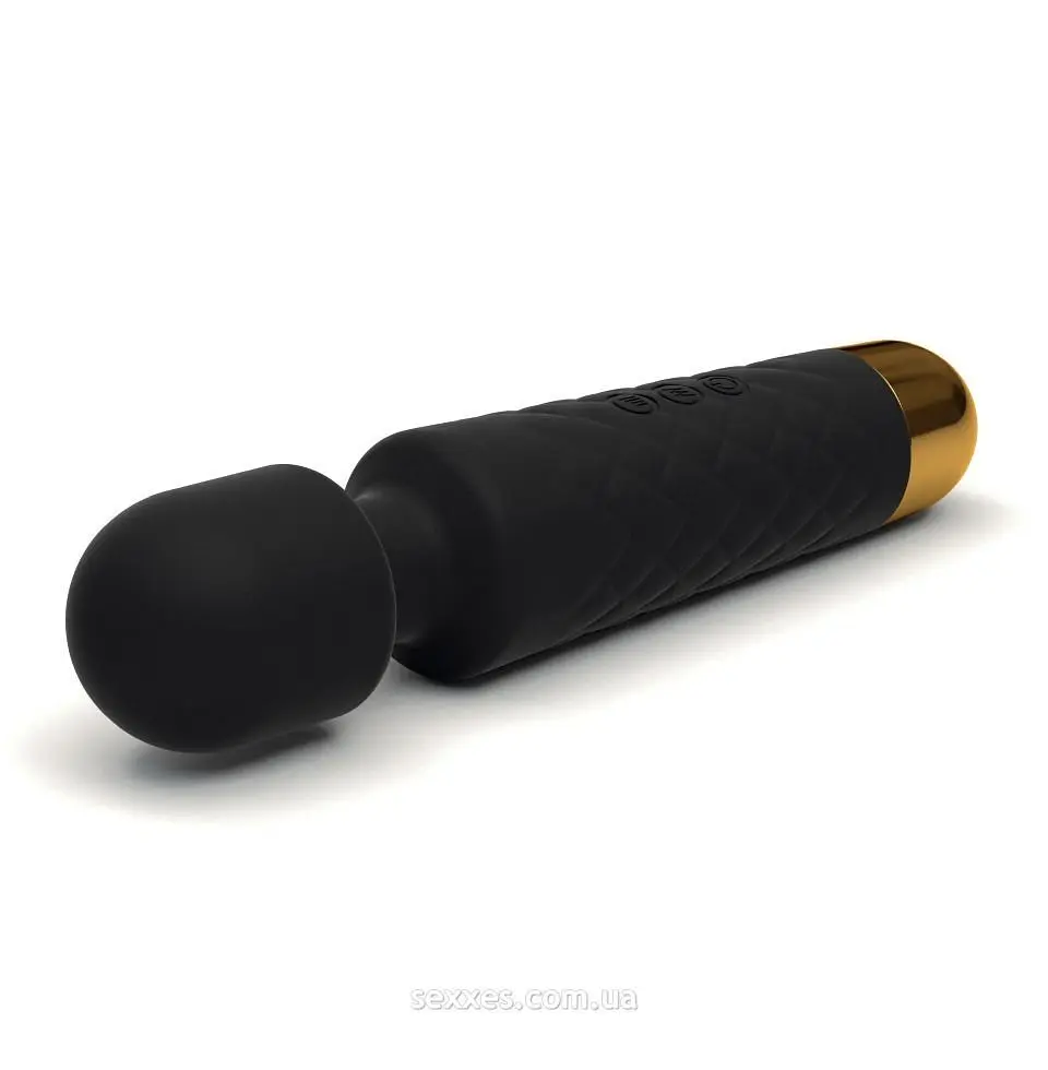 Мінівібромасажер Dorcel Wand Wanderful Black потужний, водонепроникний, 18 режимів роботи - фото 2