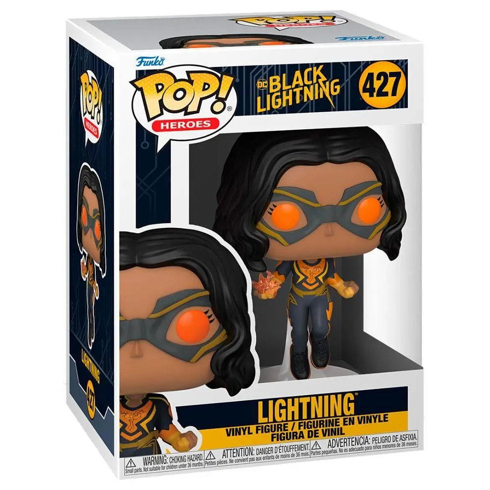 Фігурка Funko Pop Фанко Поп ДС Чорна Блискавка Блискавка DC Black Lightning Lightning 10 см DC BL L 427 - фото 2